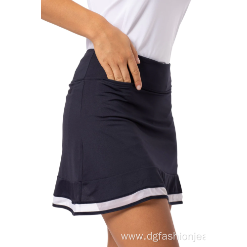 Knitted Golf High Waist Short Skirt for Women